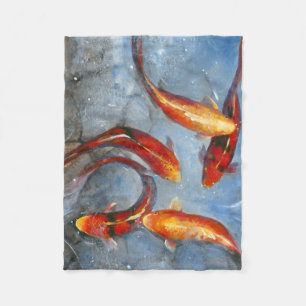 Couverture Polaire Koi gracieux I