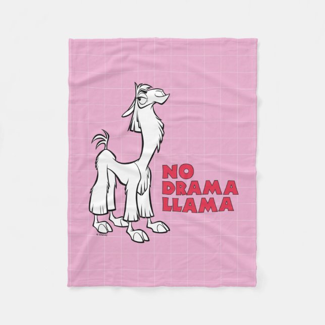 Couverture Polaire Kuzco - No Drama Llama (Devant)