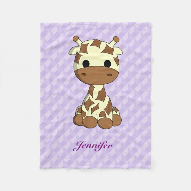 Couverture Polaire La bande dessinée mignonne de kawaii de girafe (Devant)