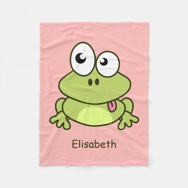 Couverture Polaire La bande dessinée mignonne drôle de grenouille (Devant)