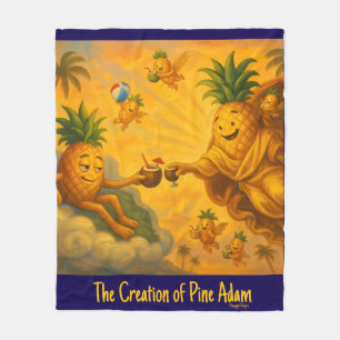 Couverture Polaire La Création de Pine Adam - Pineapple Empire