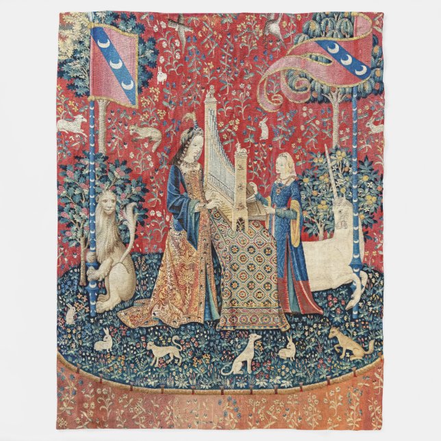 Couverture Polaire La Dame et la licorne, Audition (Devant)