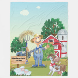 Couverture Polaire La ferme du vieux MacDonald