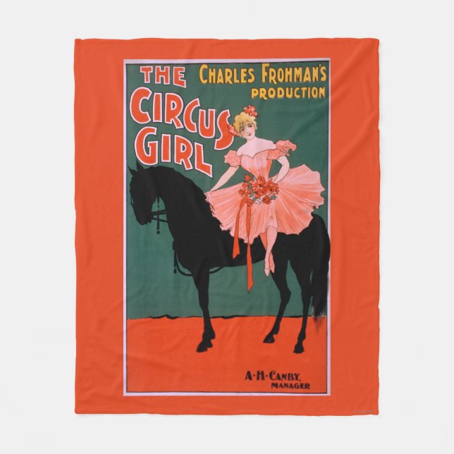 Couverture Polaire La fille de cirque - femme sur le Theatrical de (Devant)