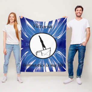 Couverture Polaire La gymnastique est ma vie - Custom Gymnast Unneven