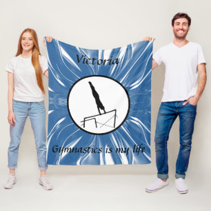 Couverture Polaire La gymnastique est ma vie - Custom Gymnast Unneven