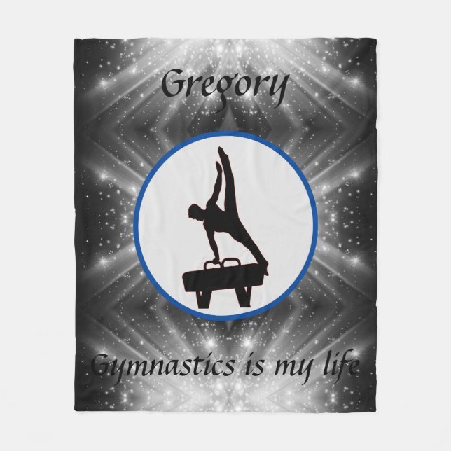 Couverture Polaire La gymnastique est ma vie - Gymnastique masculine (Devant)
