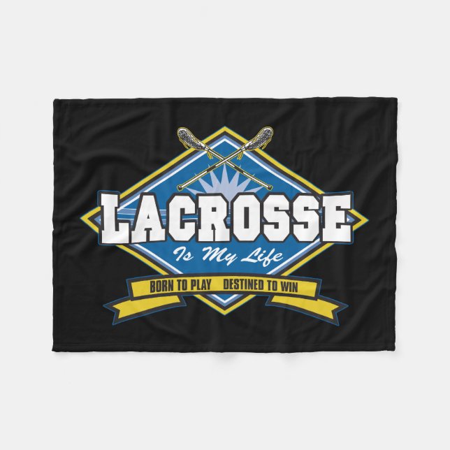Couverture Polaire La lacrosse est ma vie (Devant (Horizontal))