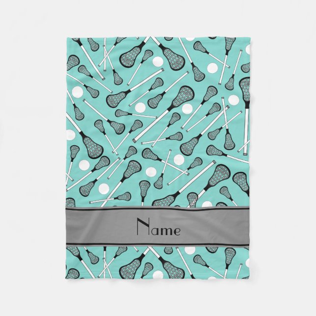 Couverture Polaire La lacrosse nommée de vert de seafoam colle la (Devant)