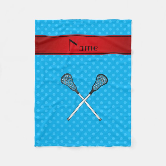 Couverture Polaire La lacrosse nommée faite sur commande colle le (Devant)
