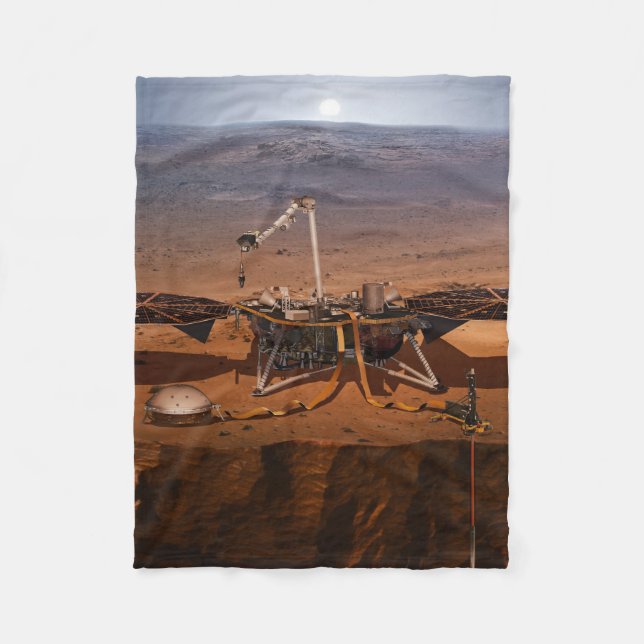 Couverture Polaire La Lander de l'Insight (Devant)