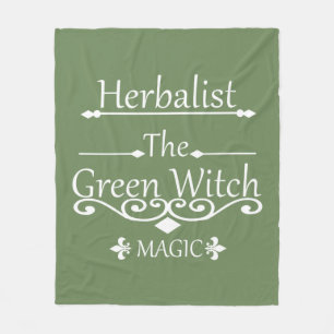 Couverture Polaire La magie de la sorcière verte herbaliste médecine 