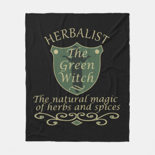 Couverture Polaire La magie de la sorcière verte herbaliste médecine 