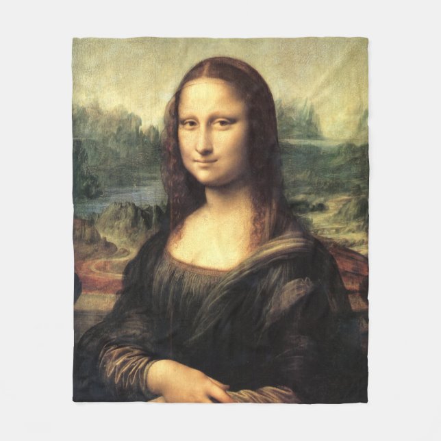 Couverture Polaire La Mona Lisa Leonardo da Vinci (Devant)