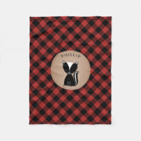 La mouffette de plaid de Buffalo badine la