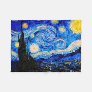 Couverture Polaire La Nuit étoilée de Vincent Van Gogh