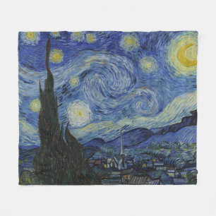 Couverture Polaire La Nuit étoilée (Vincent van Gogh) (Art célèbre)