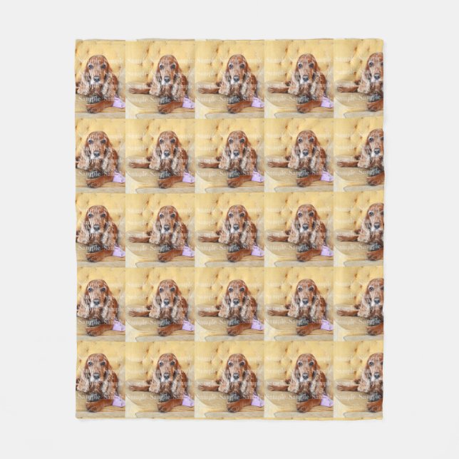 Couverture Polaire La photo commémorative d'animal familier (Devant)