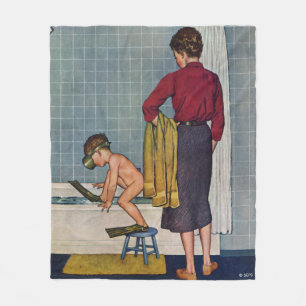 Couverture Polaire La plongée dans le bain à remous