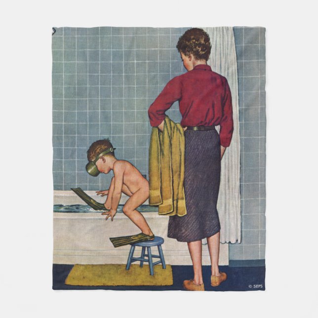 Couverture Polaire La plongée dans le bain à remous (Devant)