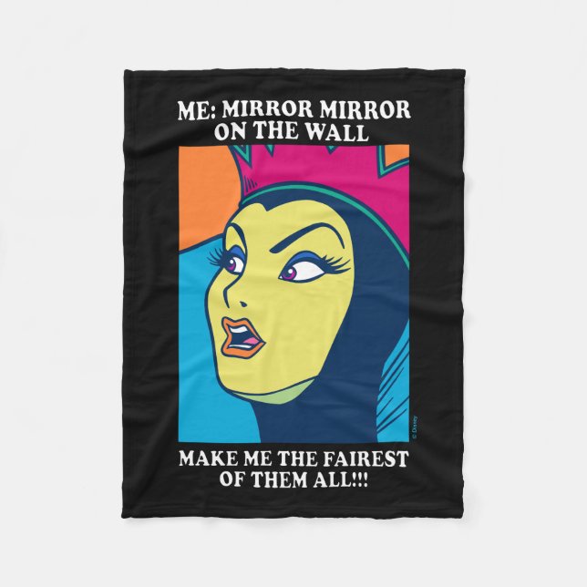 Couverture Polaire La Reine du Mal| Miroir au mur (Devant)