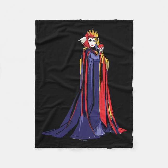 Couverture Polaire La Reine du Mal| Poser avec Apple (Devant)