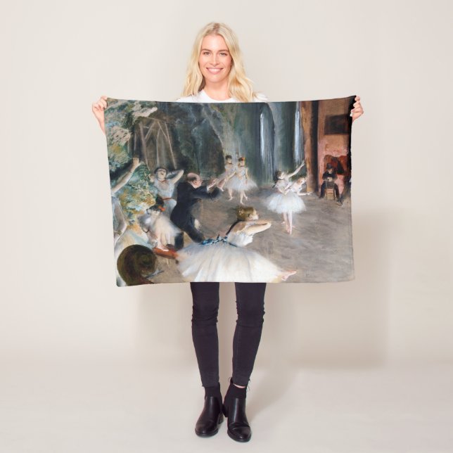 Couverture Polaire La répétition sur scène, Edgar Degas (En situation)