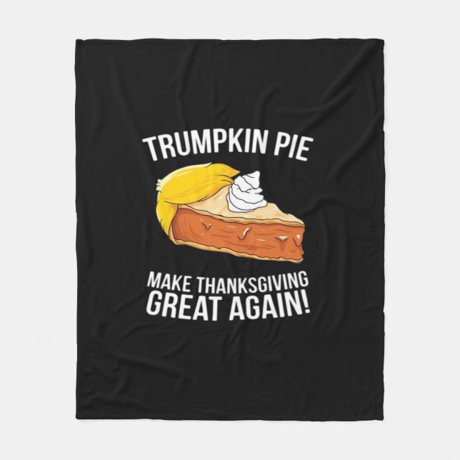 Couverture Polaire La tarte à la citrouille amusante rend Thanksgivin (Devant)
