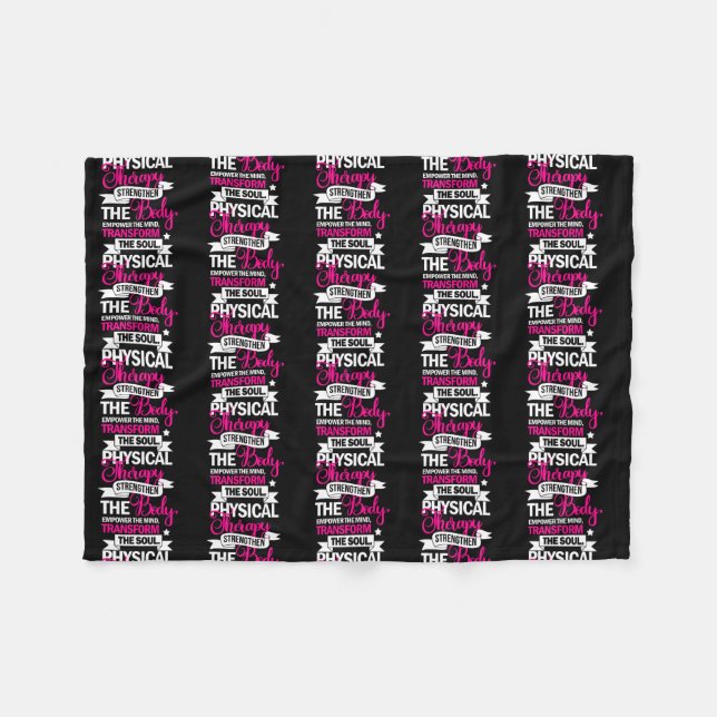 Couverture Polaire La Thérapie Physique Renforcer La Fierté (Devant (Horizontal))