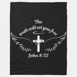 Couverture Polaire La Vérité Vous Libérera Jean 8:32