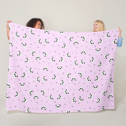 Couverture Polaire La Vie Rose Rose Du Bebe 4 Du Panda De La Zazzle Ca