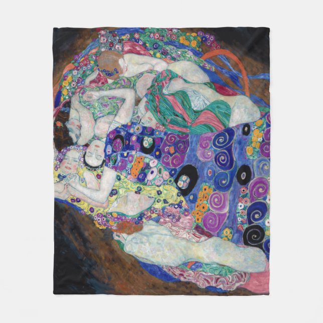 Couverture Polaire La Vierge, Gustav Klimt (Devant)