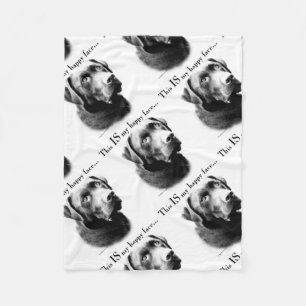 Couverture Polaire Lab Happy Face