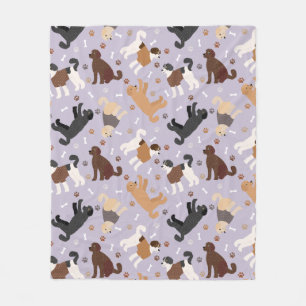 Couverture Polaire Labradoodle / Os et pattes Goldendoodle