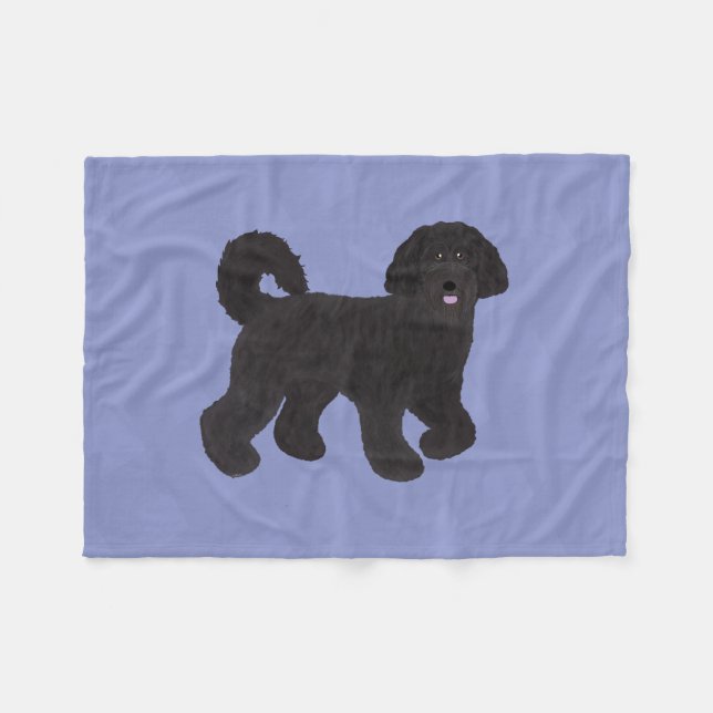 Couverture Polaire Labradoodle polaire (Devant (Horizontal))