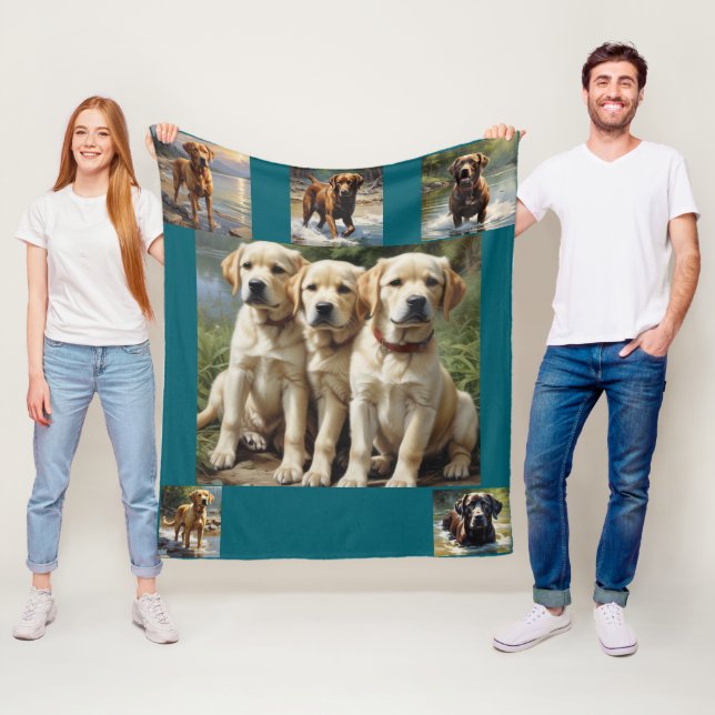 Couverture Polaire Labrador (En situation)