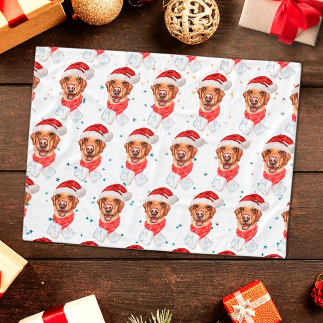 Couverture Polaire Labrador Chien de race Noël (Créateur téléchargé)