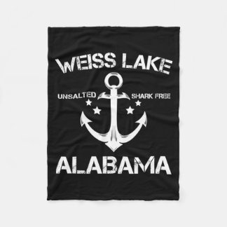 Couverture Polaire Lac Weiss Alabama Drôle de pêche Camping Été