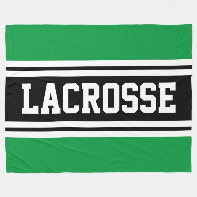 Couverture Polaire LACROSSE Gras Vert Athlétisme Noir Blanc Gras (Devant (Horizontal))