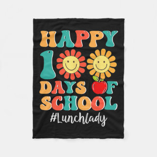 Couverture Polaire Lady Life Happy 100th Day Of School 100 Days Smart
