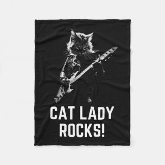 Couverture Polaire Lady Rocks ! Mesdames de guitare Madame la Préside
