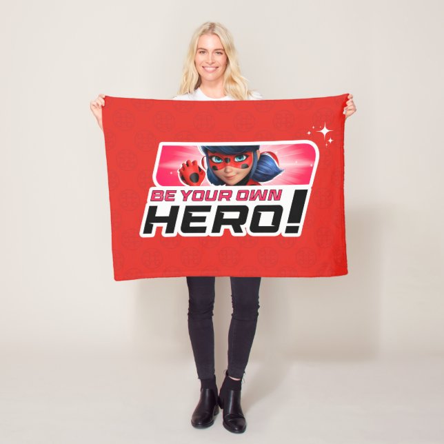 Couverture Polaire Ladybug miraculeux | Soyez votre propre héros (En situation)