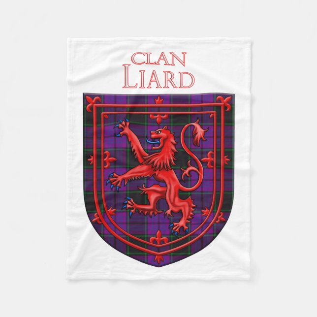 Couverture Polaire Laird Tartan Scottish Plaid Lion Rampant (Devant)