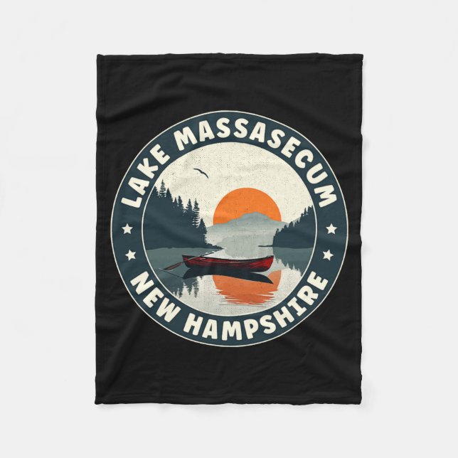 Couverture Polaire Lake Mase New Hampshire Sunset T Shirt  (Devant)