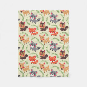 Couverture Polaire L'ami heureux de forêt