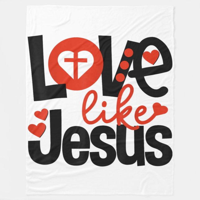 Couverture Polaire L'Amour de Jésus| L'amour comme Jésus (Devant)