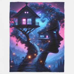 Couverture Polaire L'Amour Lumineux : "Nuits Nonnes et Rêves Intermin