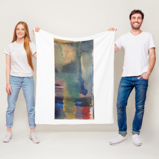 Couverture Polaire Lancer de l'art abstrait moderne