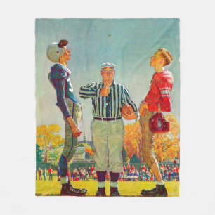 Couverture Polaire Lancer de pièce de monnaie par Norman Rockwell