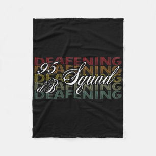 Couverture Polaire Langage des signes de la 95 Db Squad pour la sensi